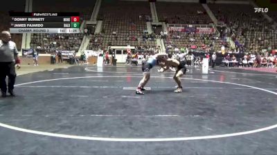 6A 175 lbs Champ. Round 2 - Donny Burnett, Northridge High School vs James Fajardo, Baldwin County