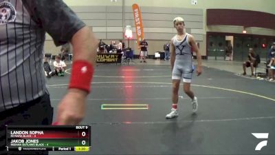 125 lbs Finals (8 Team) - Jakob Jones, Indiana Outlaws Black vs Landon Sopha, Mi Mafia Black