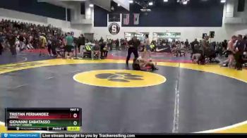 126 lbs Cons. Round 1 - Tristan Fernandez, Bonita vs Giovanni Sabatasso, Newport Harbor