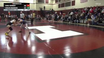 105 lbs Semifinal - Joslyn Swanson, Hinton-SBL vs Kara Kennedy, Crestwood