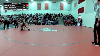 165 lbs Semifinal - Paul Hostetler, Orrville vs Graydn Sillman, Northwest (Canal Fulton)