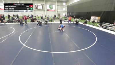 16U BOYS HARD LUCK - 172.6-174.4 Champ. Round 1 - Ocie House, Alabama Takedown Academy vs John Bramlett, Christian Brothers High School Wrestling