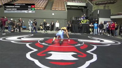 122 lbs Consi Of 4 - Jonathan Jasso, Tulare Union vs Alijah Ortiz, Clovis North