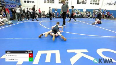 58 lbs Round Of 16 - Hailon Dalton, Piedmont vs George Dilbeck, CCYO