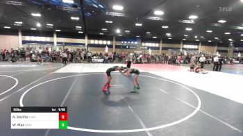 82 lbs Round Of 32 - Ayden Sevilla, Yuma Grit vs William Max, Savage House WC