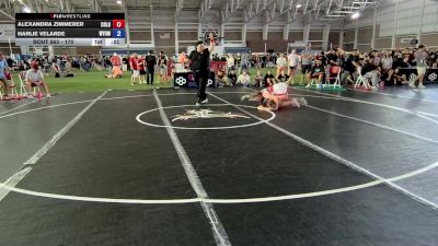 170 lbs 3rd Place Match - Alexandra Zimmerer, Colorado vs Harlie Velarde, Wyoming