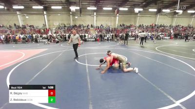 130 lbs Rr Rnd 1 - Reggie Begay, Kaibeto Cardinals vs Zaden Robidoux, Cedaredge Wrestling