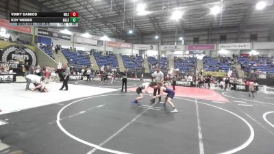 138 lbs Consi Of 8 #1 - Vinny Damico, Mile High WC vs Koy Weber, Meeker Cowboys