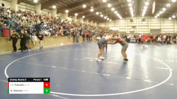 285 lbs Champ. Round 2 - Ilaiasi Tukuafu, Skyridge vs Alex Hansen, Orem