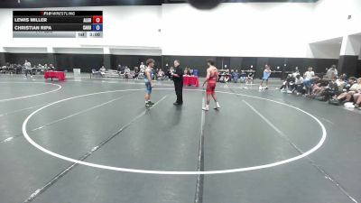 144 lbs Lewis Miller, Team Alabama vs Christian Ripa, California Gold