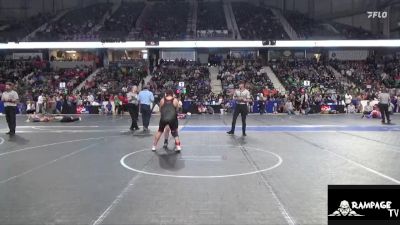 130 lbs Cons. Round 2 - Collin Ryan, Lion Elite vs Axen Brack, Plainville Kids