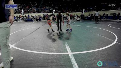 52 lbs Consi Of 8 #2 - Mitchell Little, Oklahoma Wrestling Academy vs Kaiden Candy, Sperry Wrestling Club