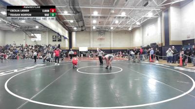 185 lbs Rr Rnd 1 - Cecilia Lieber, East Longmeadow vs Teagan Norton, Wakefield
