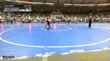 73 lbs Quarterfinal - Adley Smith, MilLard South Wrestling Club vs Kinsley Ontiveros, Texas Elite