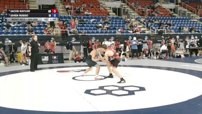 120 lbs Cons. Rd Of 16 - Jacob Naylor, Maryland vs Javen Russo, Georgia