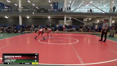 85 lbs Round 3 (6 Team) - Bronxton Wasco, Brecksville vs Caden Riley, Wadsworth