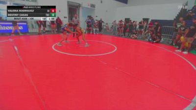 105 lbs 1st Place Match - Valeria Rodriguez, SoCal Hammers vs Destiny Casas, Threshold Wrestling Club