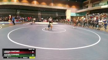 106 lbs Champ. Round 1 - Kayden Summers, River Valley vs Joshua Martinez, Bonanza