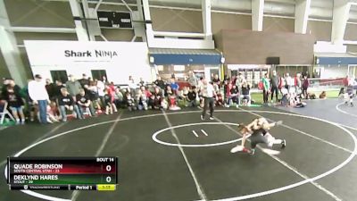 92 lbs Quarters & Wb (16 Team) - Deklynd Hares, Stout vs Quade Robinson, South Central Utah