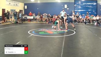 120 lbs Round Of 16 - Nick Clay, North Port Wrestling Club vs Bryce Taranto, Venice