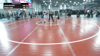 78.8-82.2 lbs Champ. Round 1 - Shelby Nash, Cowboy Mat Club vs Lucas Navarro, Scrap Yard Garage Wrestling