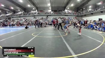 55 lbs Quarterfinal - Seth Barratt, Rogue Warrior Wrestling-AAA vs Huntlee Myrtle, Harrisonville Youth Wrestling Club-AAA