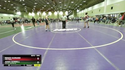 150C Cons. Round 2 - Renzo Guinard, Pine Creek vs Aiden Gorrell, Valley Center HS