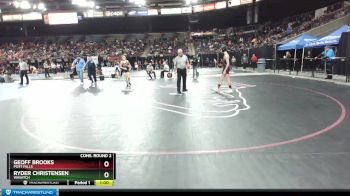 113 lbs Cons. Round 2 - Geoff Brooks, Post Falls vs Ryder Christensen, Wasatch