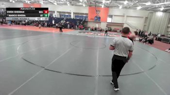 149 lbs Cons. Round 5 - Owen Sheiman, Wesleyan (CT) vs Marco Rivera, RIT