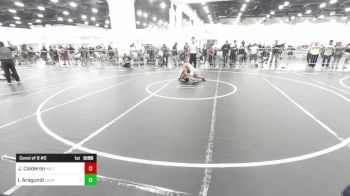 89 lbs Consi Of 8 #2 - Josiah Calderon, No Team vs Isaiah Aragundi, LEGACY Wrestling Club CA