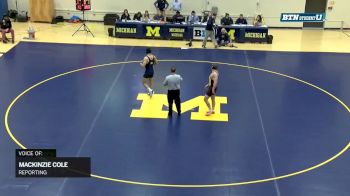 184 lbs, Jordan Ellingwood, CMU vs Dominic Abounader, Michigan