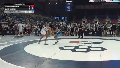 120 lbs Champ. Rd Of 32 - Xavier Seabury, New York vs Alyis Brown, Florida