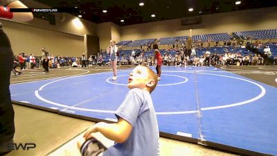67-77 lbs Rr Rnd 2 - Semira Sumler, Mighty Bluebirds vs Bristol White, Spartan Wrestling Fort Smith