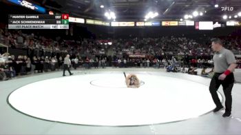 3A 138 lbs 1st Place Match - Jack Schwendiman, Ririe vs Hunter Gamble, Orofino