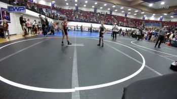 55 lbs Round Of 16 - Barrett Homer, Mustang Bronco Wrestling Club vs Marshall Smith, Weatherford Youth Wrestling