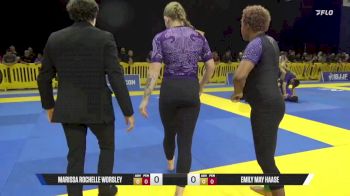 Emily May Haase vs Marissa Rochelle Worsley 2025 Pan IBJJF Jiu-Jitsu No-Gi Championship