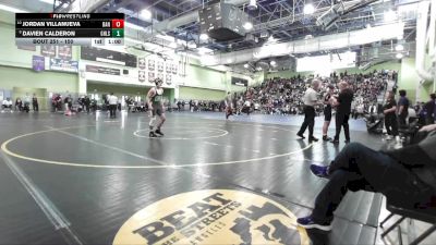 150 lbs Cons. Round 2 - Jordan Villanueva, BANNING vs Davien Calderon, GRANADA HILLS