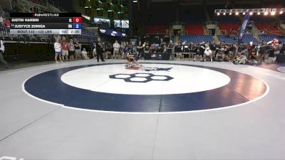 132 lbs Champ. Rd Of 128 - Justin Harbin, AL vs Justyce Zuniga, WA