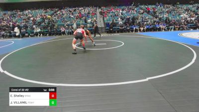 106 lbs Consi Of 32 #2 - Easton Shelley, Spanish Fork vs JULIUS VILLAMIL, Poway