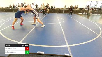 195-220 lbs Quarterfinal - Matt Wilson, Brigade Wrestling Club vs Conner Comeau, Nashua South