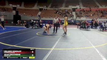 D3-215 lbs Quarterfinal - Devin Kinlicheenie, Snowflake vs Orlando Gonzalez, Salpointe Catholic