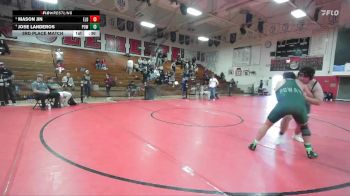 285 lbs 3rd Place Match - Mason Jin, El Dorado vs Jose Landeros, Poway