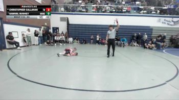 53 lbs Champ. Round 2 - Christopher Callahan, TW Wrestling vs Samuel Bushey, Mountain Man Wrestling Club