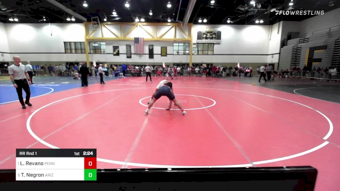 165A lbs Rr Rnd 1 - Lucas Revano, Penn vs Tony Negron, Arizona State