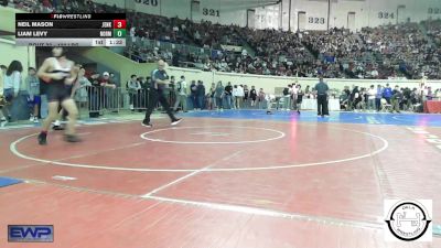 120 lbs Round Of 64 - Neil Mason, Jenks vs Liam Levy, Norman Jr High
