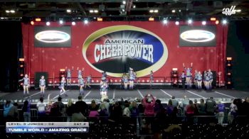 Tumble World - AMAZING GRACE [2026 L3 Junior - D2 Day 2] 2026 Cheer Power Grand Nationals