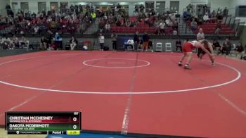 197 lbs Semifinal - Dakota McDermott, St. Vincent College vs Christian McChesney, Washington & Jefferson