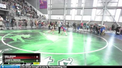 74-80 lbs Quarterfinal - Kira Givani, UP Vikings WC vs Camryn Reeson, Mat Rats Rebooted Wrestling