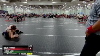 132 lbs Champ. Round 2 - Colin Martin, Off Da Grid vs Marco Loss, Steller Trained