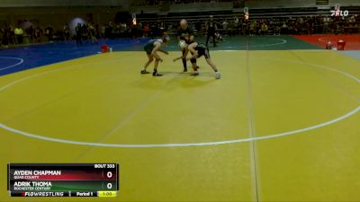108 lbs Champ. Round 1 - Adrik Thoma, Rochester Century vs Ayden Chapman, Quad County